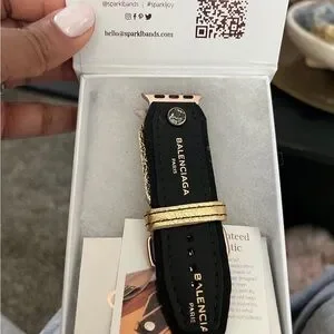 Balenciaga | Accessories | Balenciaga Black And Gold Watch  display picture 1